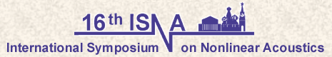 ISNA 16.
International Symposium on Nonlinear Acoustics.